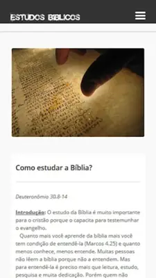 Estudos Bíblicos de Deus android App screenshot 0